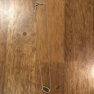 Kendra Scott Elisa Gold Necklace in Bronze